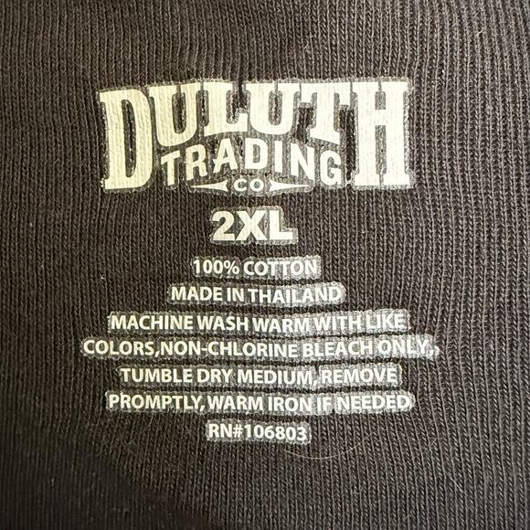 Duluth Trading Co Top Women's Black 53027 L/S 2XL XXL Relaxed Oversized Boxy - Picture 2 of 7